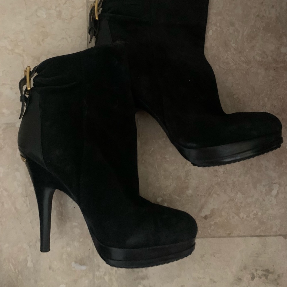 Michael Kors leather booties